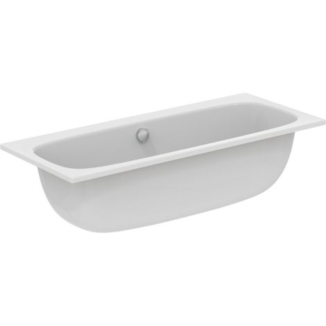 Ideal Standard – Baignoire duo acrylique 190 x 90 cm – À encastrer ou à poser – Design contemporain – Trop-plein pour confort optimal (1/4)