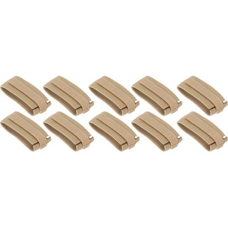 Lot de 10 attaches auto-agrippantes pour poche urinaire, bande de fixation élastique pour homme (1/5)