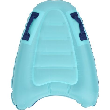 Leichtes, tragbares, aufblasbares Schwimmbrett für Schwimmunterricht und Strandnutzung mit blauem Griff (1/5)