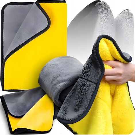 Toalla de microfibra suave para secar el coche, 60x90cm (1/5)