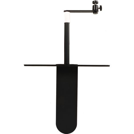1 Support projecteur, rotation 360°, inclinaison 90°, hauteur réglable, bureau maison (1/5)