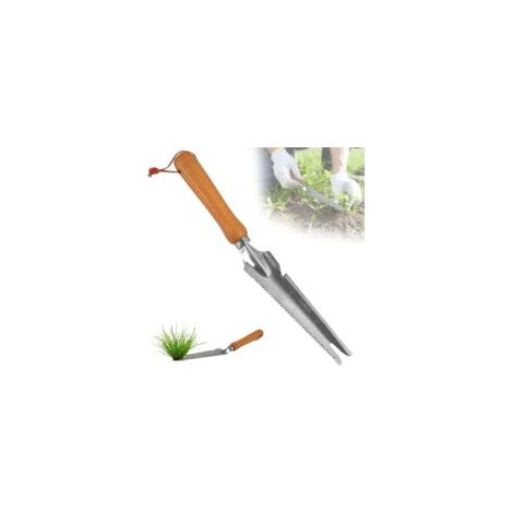 Désherbeur manuel, couteau de désherbage avec manche, désherbeur manuel en acier inoxydable, outil de désherbage manuel pour désherber, transplanter, creuser, couper, ciseau à asperges