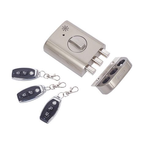 PÊNE DORMANT ÉLECTRONIQUE 4940TK INVISIBLE 110+26X87X35MM CHROMÉ - 4940TKHC