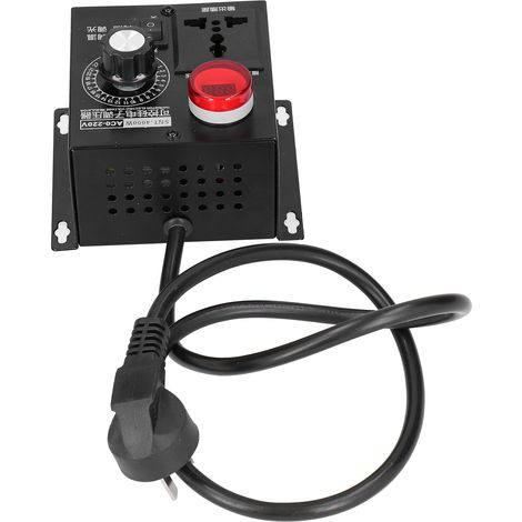 Variateur de tension 4000 W avec contrôleur électronique à thyristors haute puissance et prise AC110/220VEU (1/5)