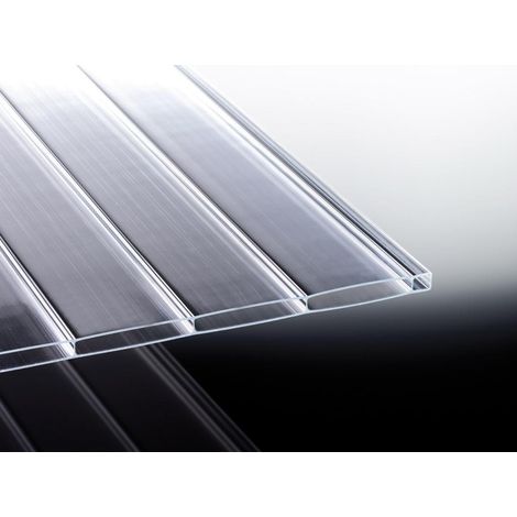 PC-Stegdoppelplatte Vertica 1200 x 2500 mm glasklar, 16 mm
