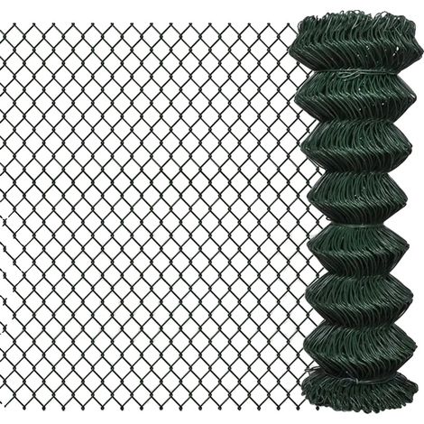 Rollo de valla de acero, material galvanizado, aplicaciones versátiles, verde (1/2)