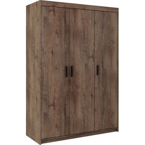 AX LIVING Storicos 3T 3 türig Kleiderschrank Lefkas 133 cm breit