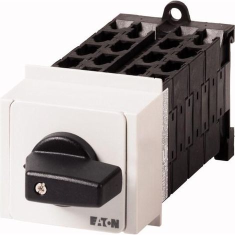 Inverseur cont.: 16 20A 1-2 90° à accrochage encastré en tableau modulaire 000069697 EATON T0-8-8372/IVS