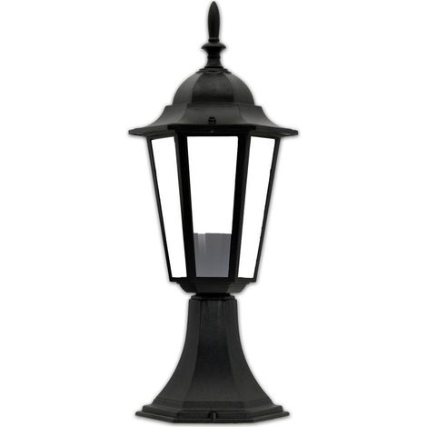 Lampada da terra da giardino Liguria 42cm E27 IP43 nero Goldlux 201942 (1/2)