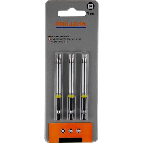 Projahn 1/4 markierter Bit TX T40 3er Pack L75 mm (1/3)