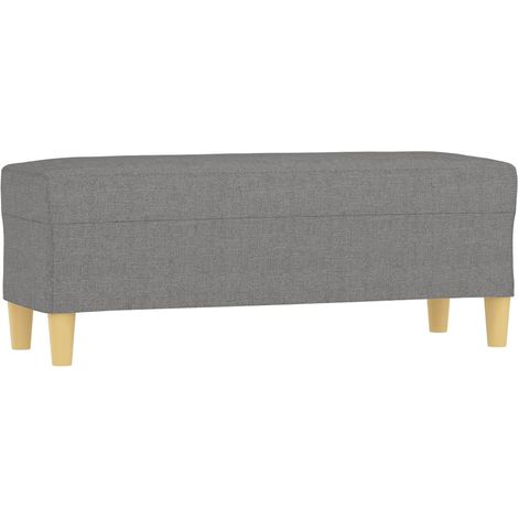 Banco banco 100 x 35 x 41 cm tela gris oscuro 020010522