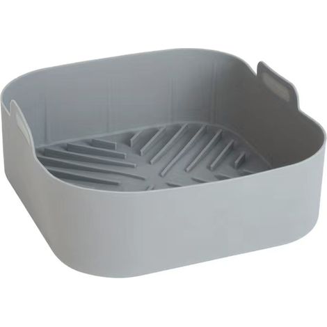 Panier silicone carré friteuse air, réutilisable antiadhésif cuisson (1/5)