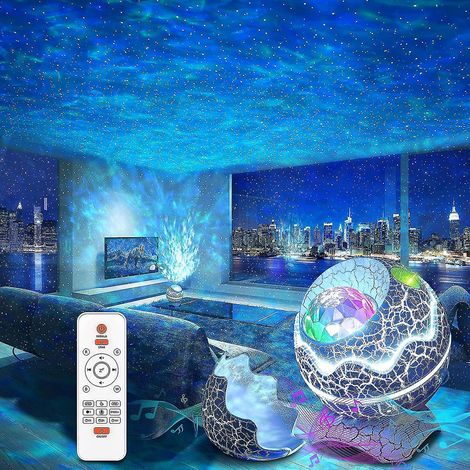Sternenprojektor, Rossetta Galaxienprojektor fürs Schlafzimmer, Fernbedienung und Bluetooth-Lautsprecher mit weißem Rauschen, 14-farbiges LED-Nachtlicht fürs Kinderzimmer, A (1/5)