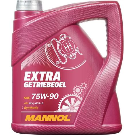 MANNOL EXTRA ACEITE PARA ENGRANAJES 75W90 API GL4/GL5 LS - ACEITE SINTÉTICO PARA ENGRANAJES 4L (75W-90) (1/2)