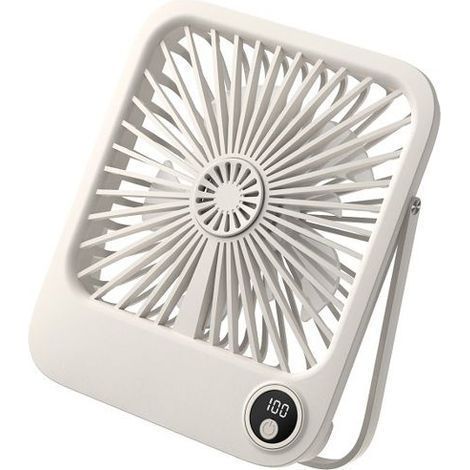 Ultradünner Tischventilator, kleiner Ventilator, wiederaufladbarer tragbarer Ventilator, leicht und zur Wandmontage geeignet