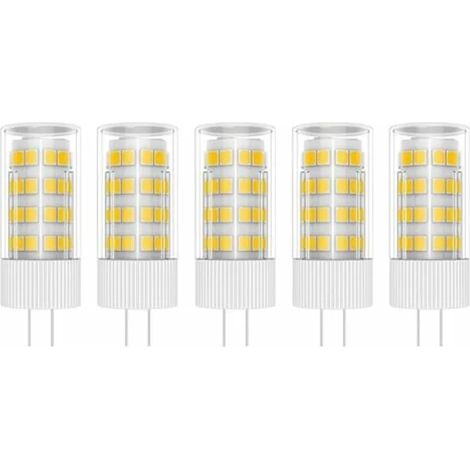 Filiyano-(Génial ) Ampoule LED TS-5X G4 5 W, équivalent à une ampoule halogène 50 W, 51 LED SMD 2835, blanc chaud 3000 K, 400 lm, 220 V CA (classe (1/4)