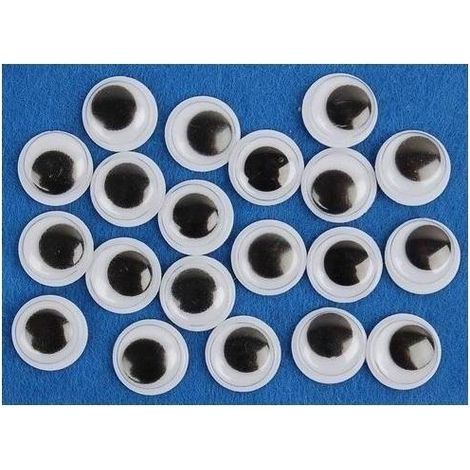 Occhi mobili 10mm 20pz