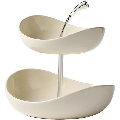 Plateau à fruits décoratif pour table basse, bonbonnière, plateau à apéritifs, plateau à fruits haut de gamme à plusieurs niveaux (1/5)