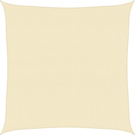Maison Exclusive - Vela Parasole 160 g/m² Crema 7x7 m in HDPE (1/5)