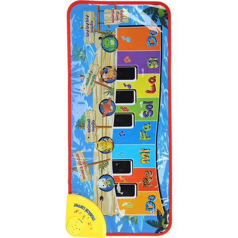 Tapis musical pour bébé, tapis de sol piano, tapis de jeu, couverture musicale pour l'éveil des tout-petits (1/5)