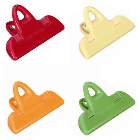 CLIP PER SACCHETTI 'PRESTO' 4 PEZZI 7 cm - TESCOMA (1/4)