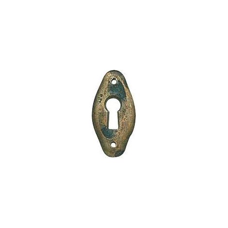 BOCCHETTA PER SERRATURA INGRESSO CHIAVE24x46MM - ANTICATA (1/2)