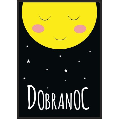 PÓSTER CON MARCO 53x73 cm Buenas noches P104 (1/4)