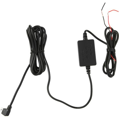 Kit de câblage pour caméra embarquée 12-5 V avec convertisseur abaisseur de tension et câble de conversion pour enregistreur de conduite (1/5)