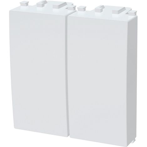 Tappo Falso Polo bianco compatibile anche con Vimar Plana 2 pezzi