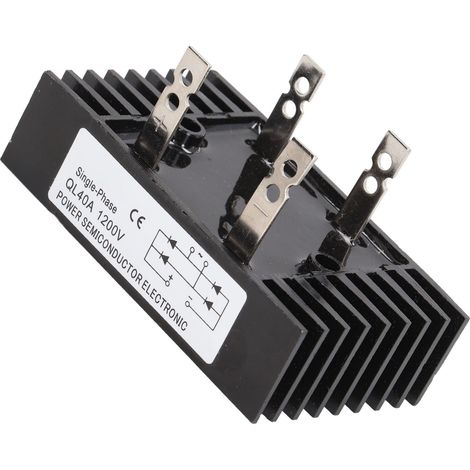 Dreiphasiger 40-A-1200-V-Brückengleichrichter mit Hochleistungsdiode für elektrische Anlagen (1/5)