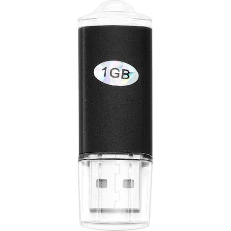 USB-Speicherstick (USB-Stick) für PS3, PS4, PC und TV. Farbe: Schwarz. Kapazität: 1 GB. (1/5)