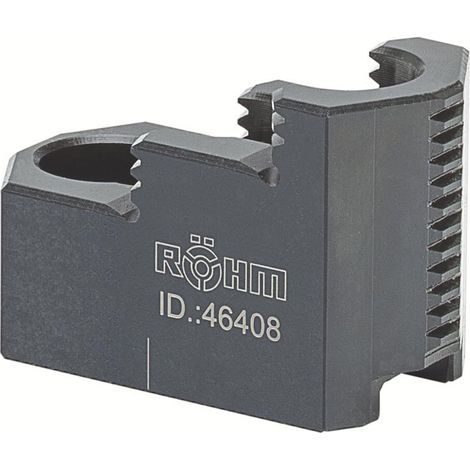Röhm Mâchoires réversibles taille 250/315, jeu de 2 mâchoires, denture pointue 90° - 046435