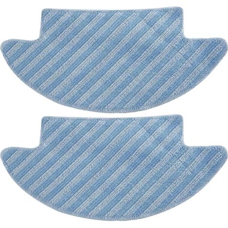 Lot de 2 serpillière accessoires pour Lefant M210 aspirateur robot, lavable et réutilisable Strong eau Locking serpillière (1/5)