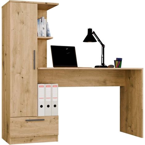 Scrivania, rovere Artisan, 143 x 140 x 50 cm (1/5)