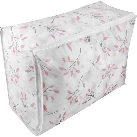 Faltbare Aufbewahrungstasche für Kleidung, Decken, Bettdecken, Pullover, Aufbewahrungsbox mit Griff, Reisegepäcktasche (6) (1/5)
