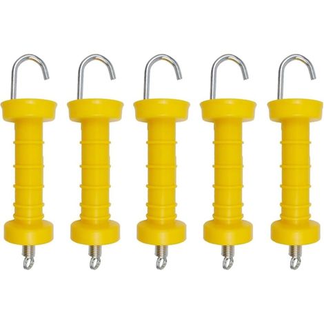 Pièces de Haute Qualité Poignée de Portail de Clôture Électrique Poignées à Ressort Isolées Poignée de Porte en Plastique Accessoires de Clôture de Ranch (1/5)