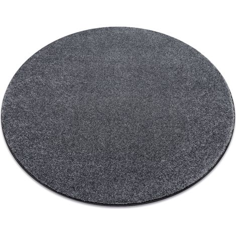TAPPETO  cerchio SAN MIGUEL grigio 97 pianura tinta unita grey rotondo 170 cm