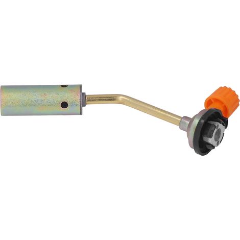 Pistolet de soudure à gaz, torche à souder en laiton avec tube en fer réglable, allumage pour barbecue extérieur (1/5)