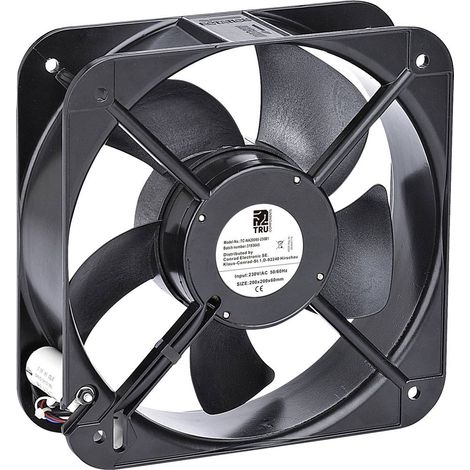 TRU COMPONENTS TC-NA20060-230B1 Ventola assiale 230 V/AC 890 m³/h (L x L x A) 200 x 200 x 60 mm