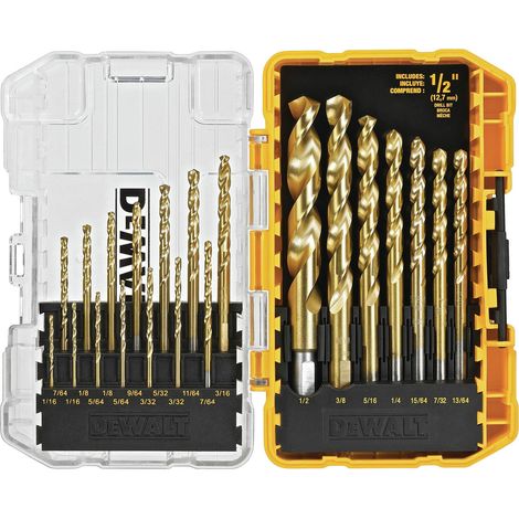 DEWALT Set di punte per trapano in nitruro di titanio, 21 pezzi (DW1342) (1/2)
