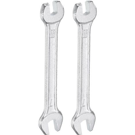 Doppelseitiger Maulschlüssel, kleine flache Schlüsselplatte, 5,5–7 mm (1/5)