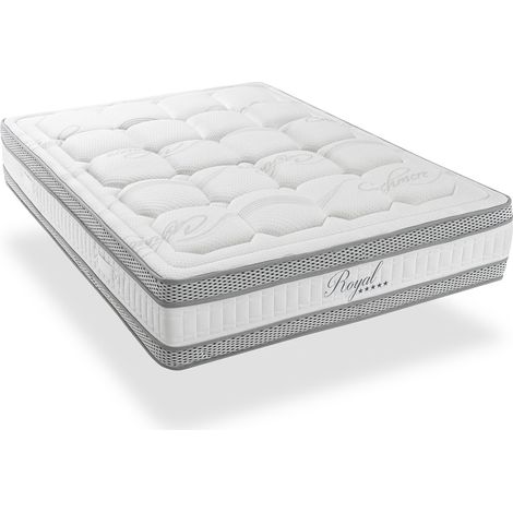 Matelas mémoire de forme 140x190 cm – Épaisseur 24 cm – Soutien medium – Mousse Hypersoft – Indépendance de couchage excellente – Hypsom (1/5)