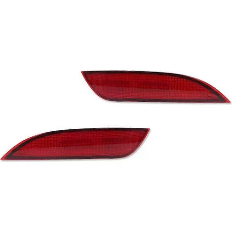 Reflektoren, Brems- und Rückleuchten mit Nebelschlussleuchten und dynamischem Blinker für die hintere Stoßstange des Ford Focus (2015–2018), rote LED, 12 V (1/5)