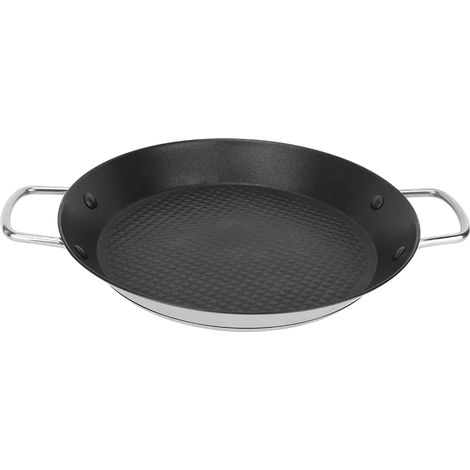 Casserole antiadhésive en acier inoxydable avec double poignée, plateau à fruits de mer, batterie de cuisine, accessoire de cuisine (1/5)