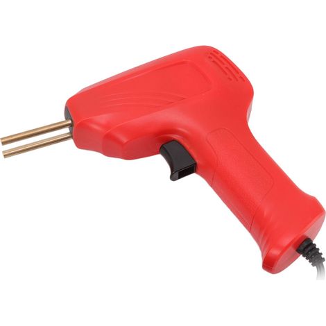 Agrafeuse chauffante multifonction pour soudage plastique, rouge, portable, pour la réparation de radiateurs et pare-chocs, prise britannique 220 V (1/5)