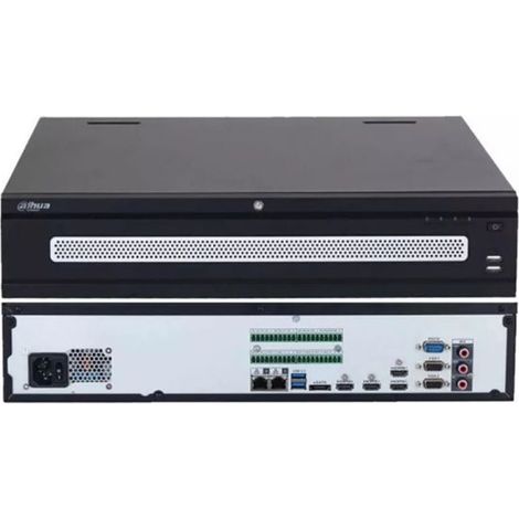 Dahua - NVR PRO 64 canali, AI WizMind 8HDD, I/O allarme, I/O audio - NVR608H-64-XI (4K) S
