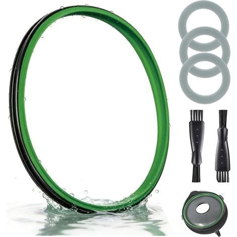 Guarnizione di tenuta per Thermomix TM31, guarnizione del coperchio per robot da cucina multifunzione Thermomix TM31, buona tenuta, fornita con guarnizione per lame, guarnizione di tenuta e spazzola p (1/5)