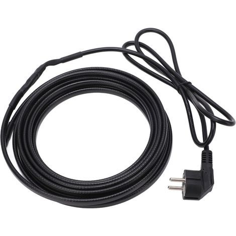 Câble Chauffant pour Tuyaux 5 Mètres Autorégulant avec Prise UE 220V Protection Hiver (1/4)