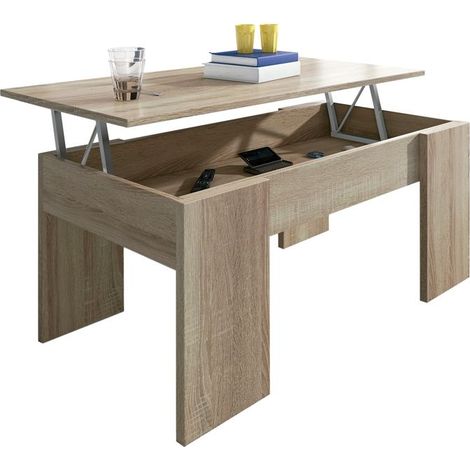 Mesa de centro elevable Gala Cambria 90cm (ancho) x 45,3cm (alto) (1/3)