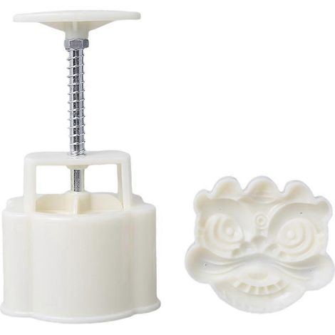 Moule à Mooncake 3D Lion Vent Marée National 150g Épais Artisanal Cantonais (1/4)